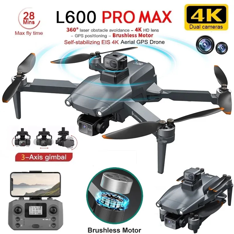 Drone Camera Lens - L600 PRO MAX GPS Drone Professionelle